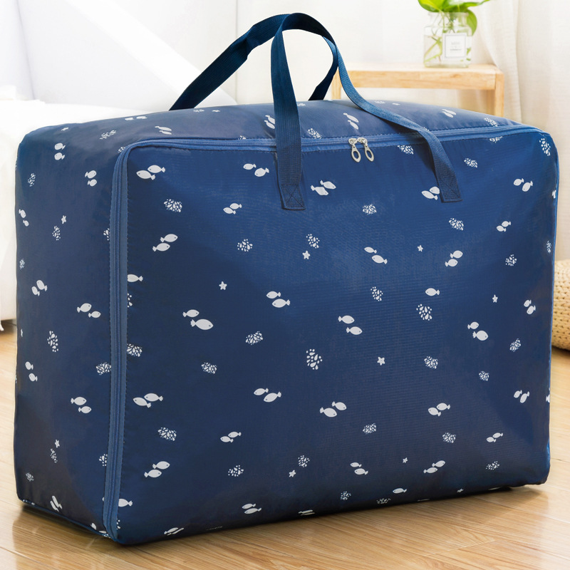 Spot Thickened Oxford Cloth Quilt Bag Clothes Quilt Buggy Bag Travel Luggage Bags and Duffel Bags Waterproof Large Moving Bag