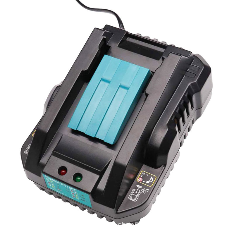 适用makita牧田dc18rcrf14.4-18v锂电池电动工具充电器4a