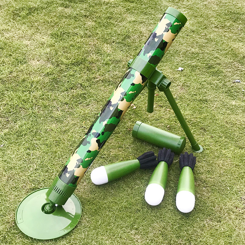 儿童玩具炮迫击弹射抖音同款火箭炮迫击弹榴弹炮男孩网红迫击炮