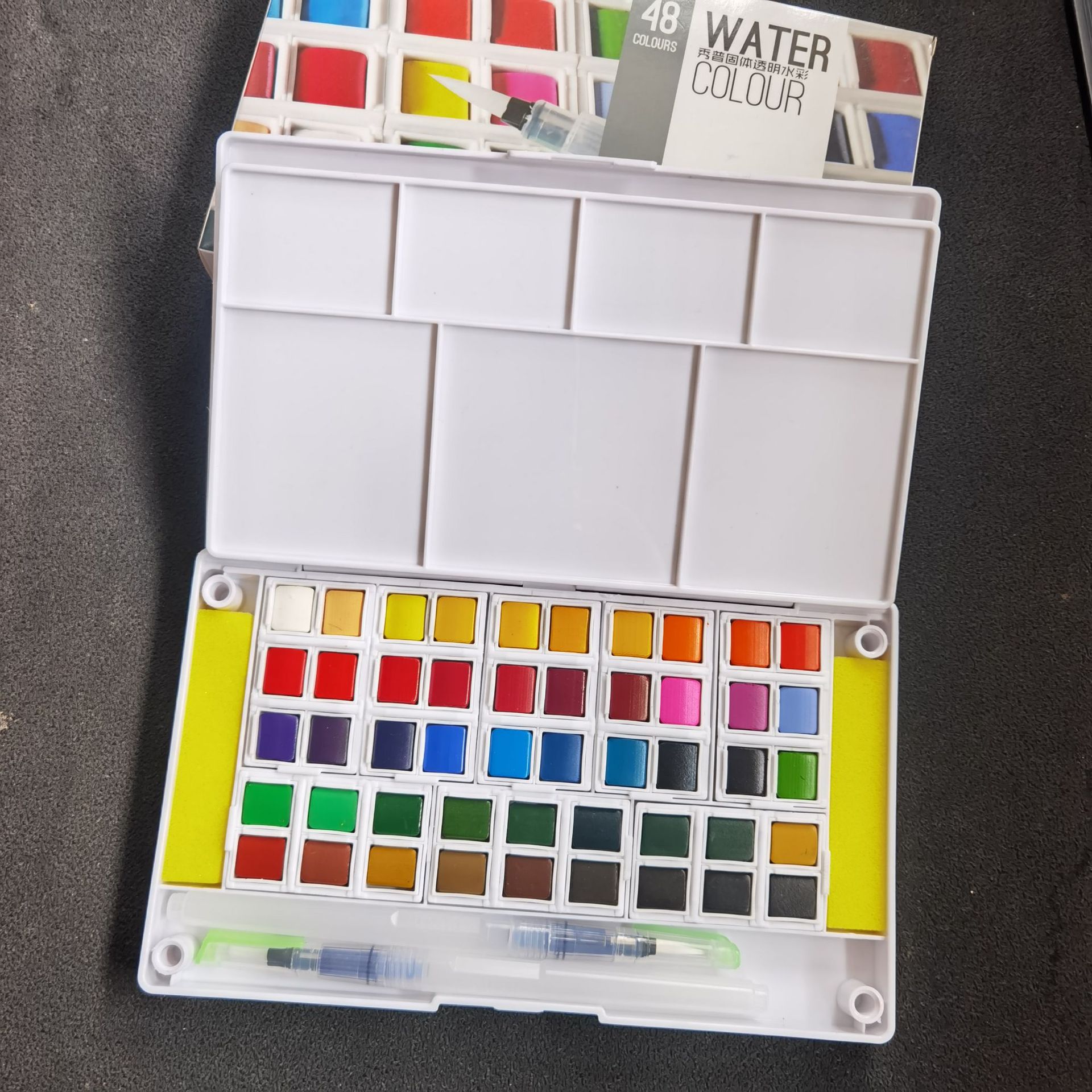 秀普固体水彩颜料美术写生利器 便携式写生水彩颜料-阿里巴巴