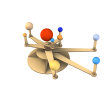 diy科技小制作太阳系九球仪模型儿童手工拼装材料包天文科学