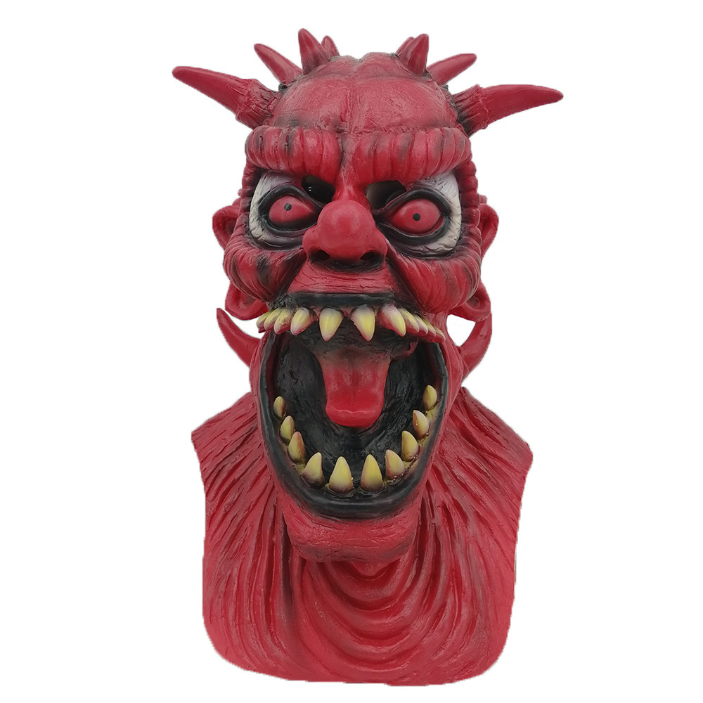 万圣节怪兽面具 影视周边哥斯拉角色扮演头套 恐怖派对面具