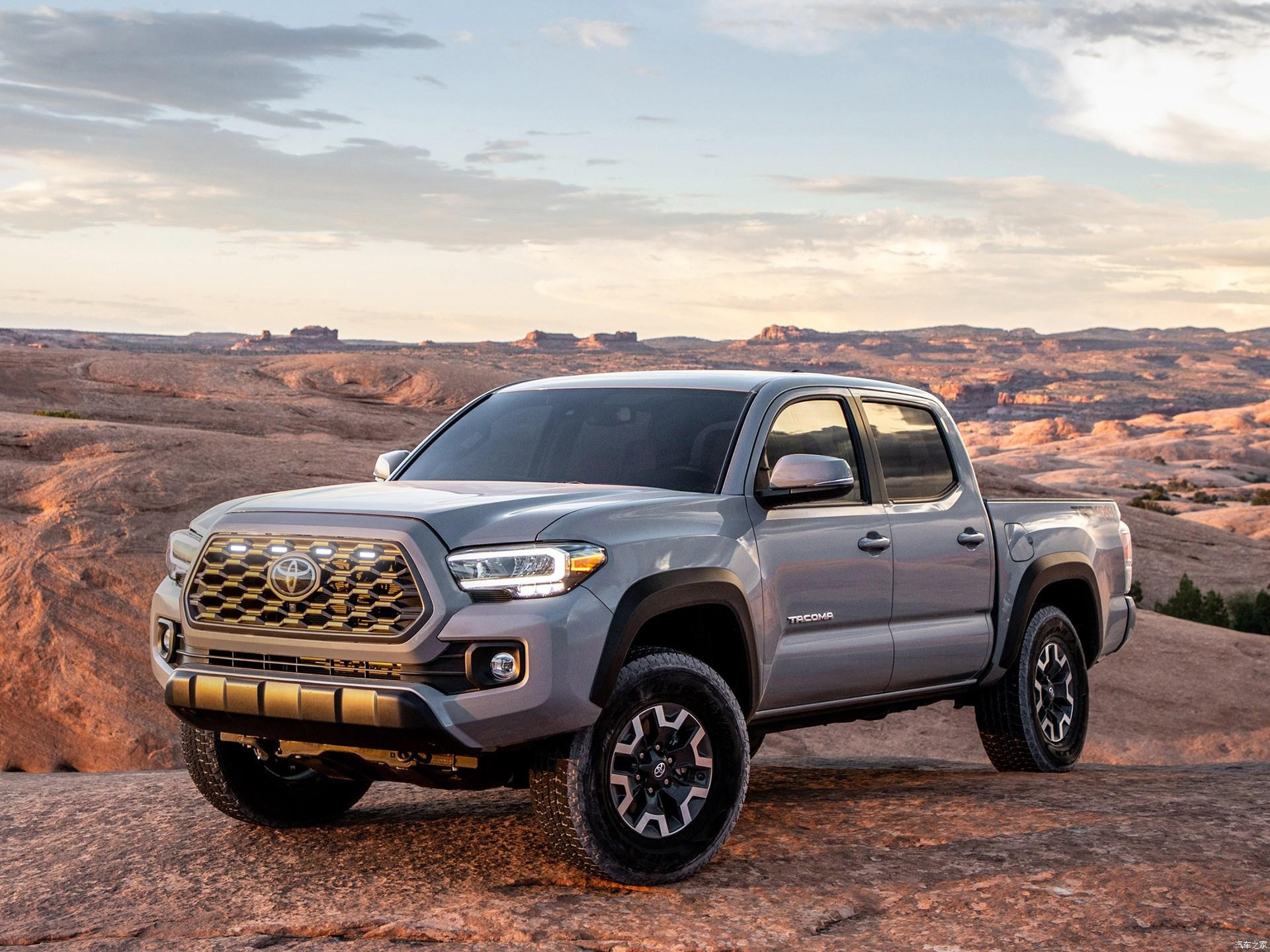 适用于2020toyotatacomatrd越野塔库玛新款中网灯led小黄灯改卡扣