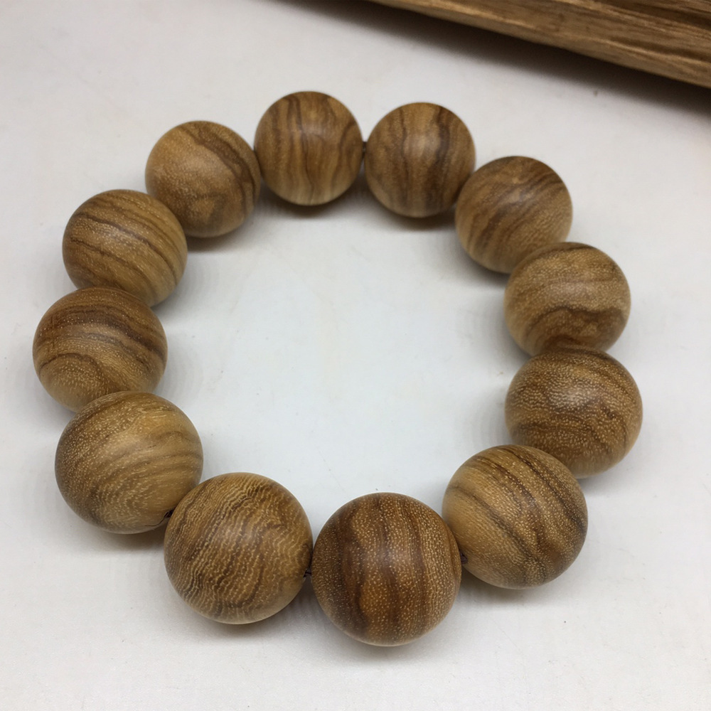 巴布亚奶香木沉香手串男女同款佛珠手串奶香送礼情侣手链厂家批发