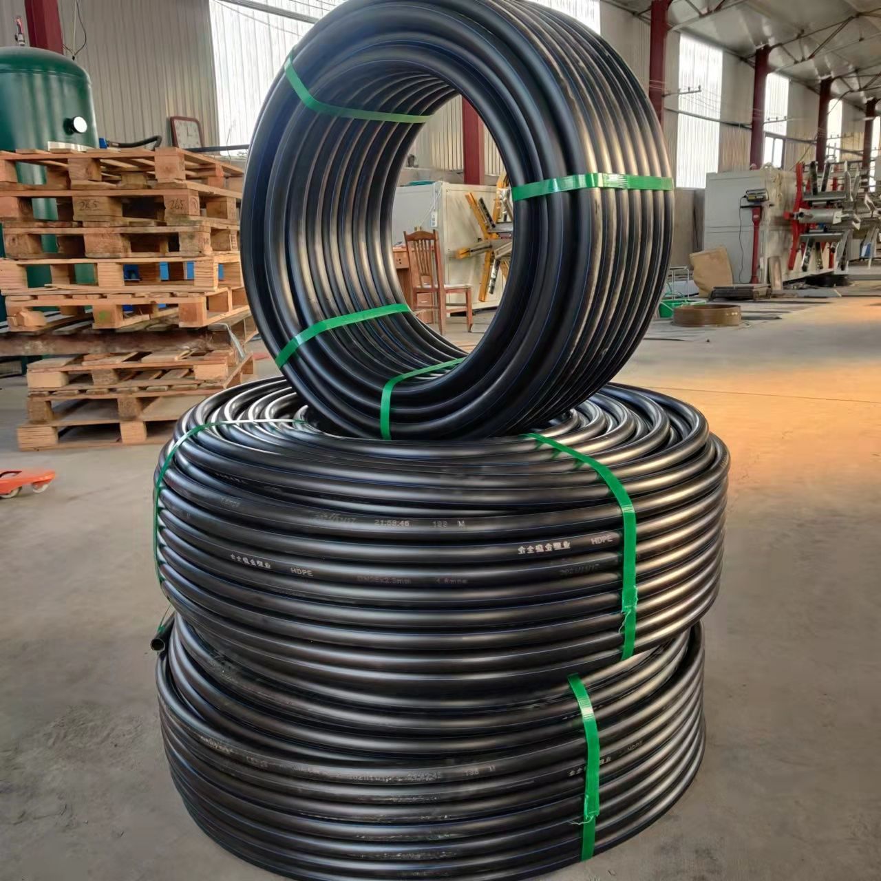 pe水管分分寸pe管硬管 国标pe自来水管寸黑色盘管pe饮水管