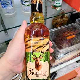 原厂俄罗斯鹿酒鹿牌酒鹿头酒500毫升伏特加白酒并非鹿茸酒