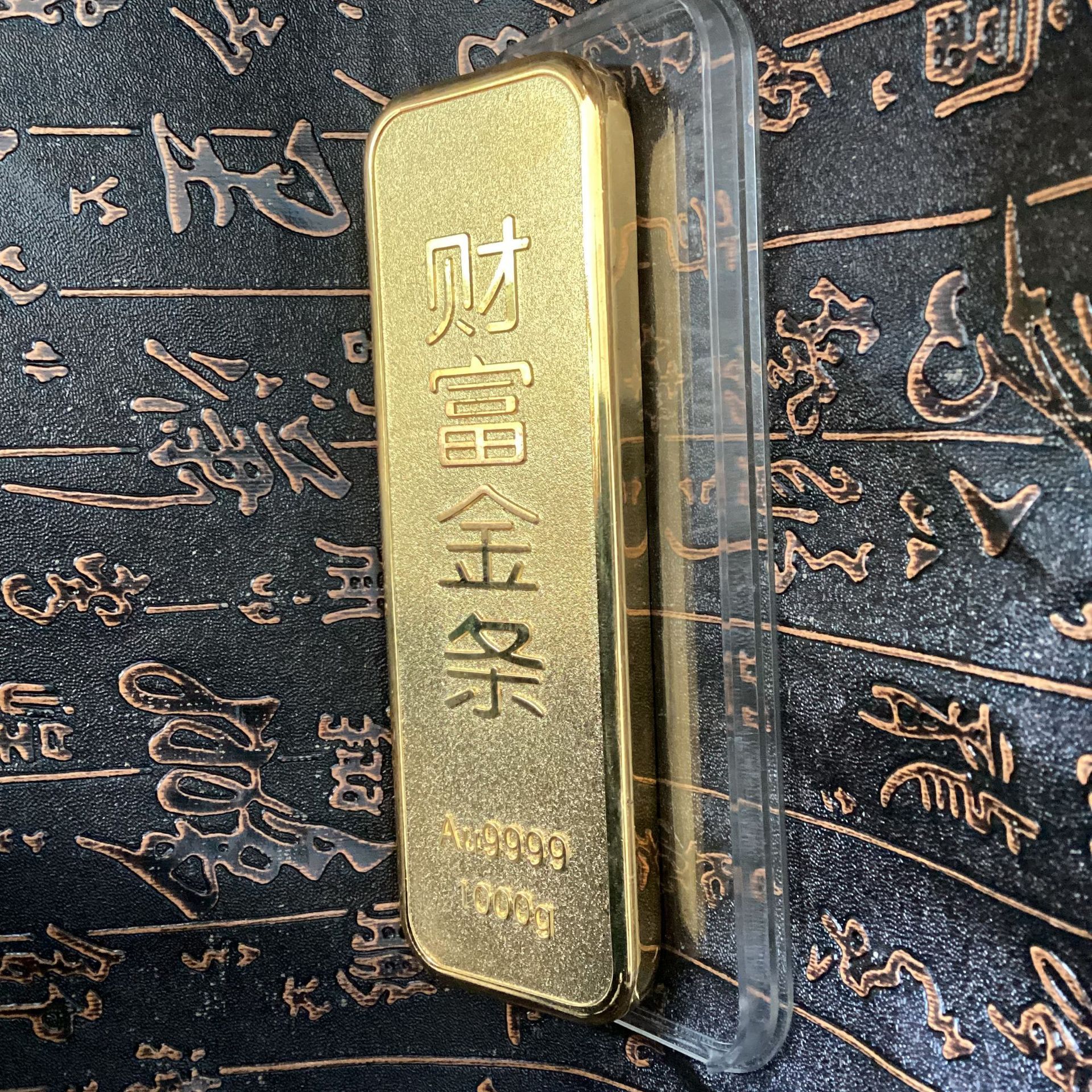 收藏投资周年庆典纪念纯金金条 金属电镀金银银条 可以定 制logo