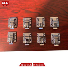 新中式锌合金木盒箱包珠宝盒航空行李箱礼盒锁扣拧锁挂锁搭扣箱扣