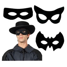 跨境万圣节佐罗眼罩 猫女眼罩蝙蝠侠面具表演舞会面罩角色扮演COS
