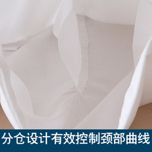 O6AM涤布单层枕芯套枕头皮DIY定型内胆套荞麦涤棉护颈拉链内枕套