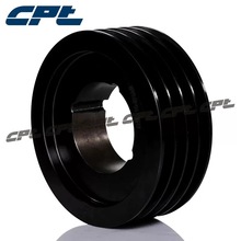 CPT欧标皮带轮SPB140-04-2517四槽节径140适配锥套2517铸铁皮带轮