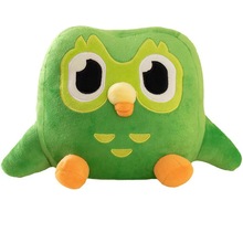 跨境新品duo plushie of Duo the owl绿色猫头鹰毛绒公仔礼物