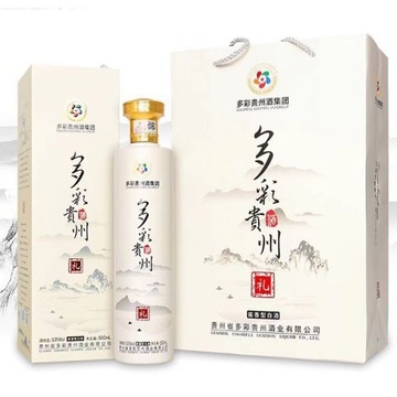 贵州多彩贵州礼酒整箱6瓶500毫升礼盒装 贵州53度酱香型白酒纯粮