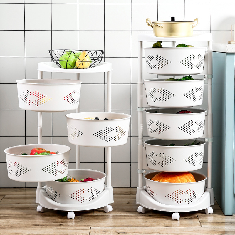 Kitchen Rotating Storage Rack