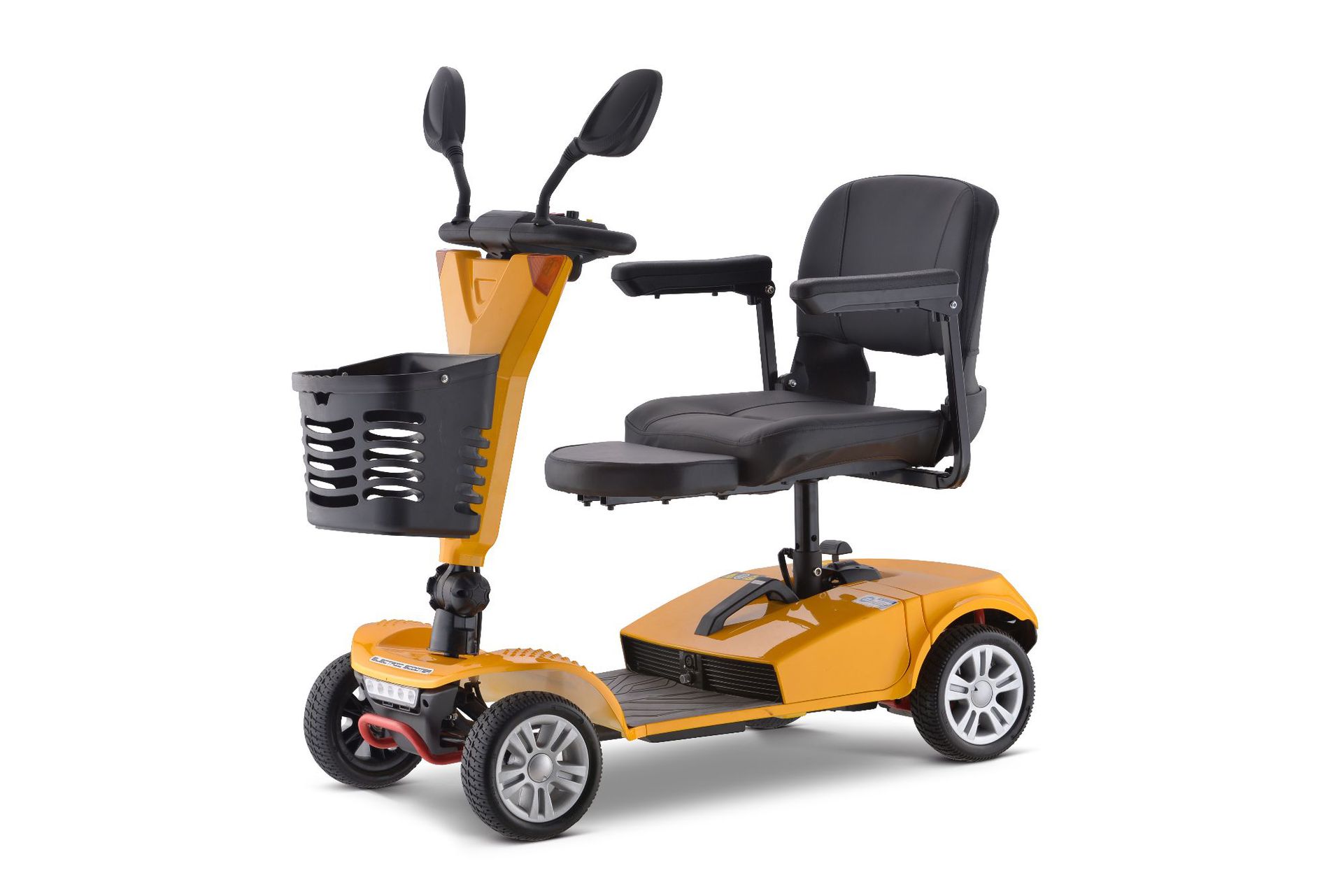 易乐年代步车四轮电动车成人老人代步车残疾人新能源折叠四轮助力