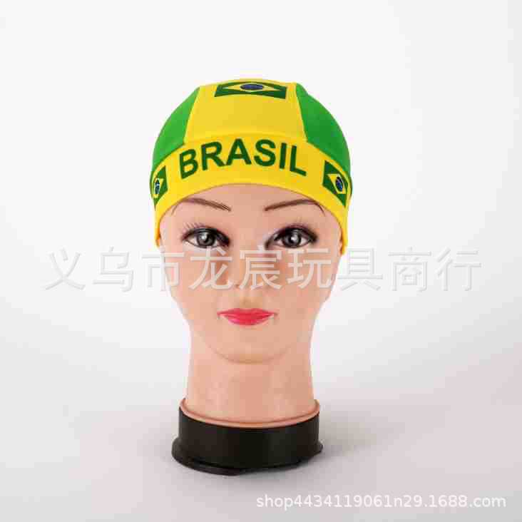 Factory Direct Supply World Cup Brazil Golf Cap Countries Pirate Hat Countries National Flag Cap Knitted Hat Wholesale