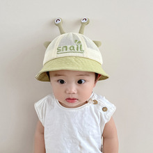 宝宝帽子夏季婴儿遮阳网帽透气薄款渔夫帽男女童防晒帽外出盆帽潮