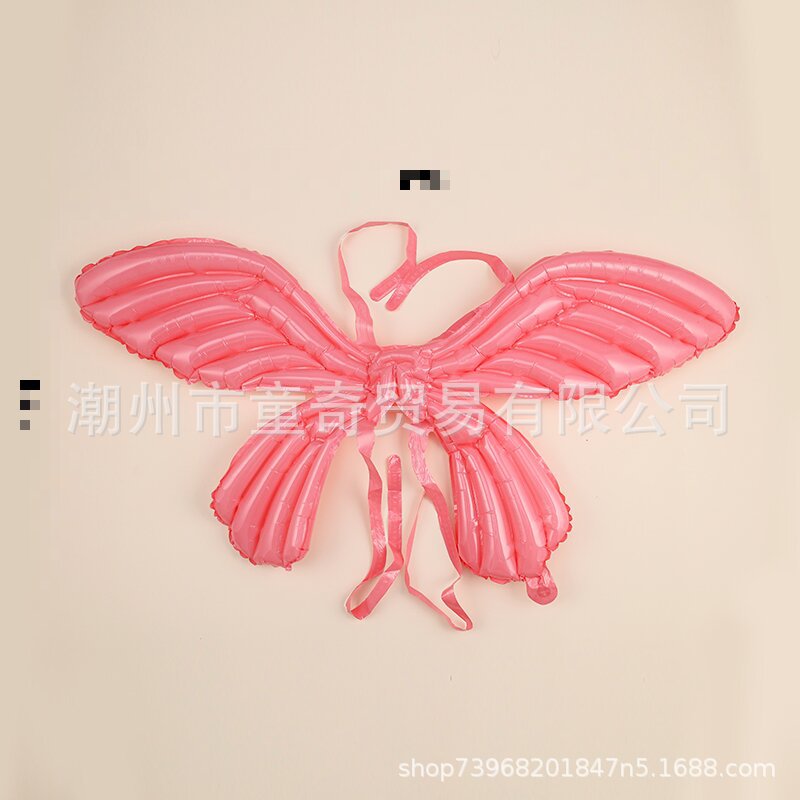 Back Decoration Angel Butterfly Wings Inflation Balloon Wholesale Stall Small Goods Birthday Party Photo Protagonist