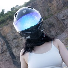 Orz摩托车头盔男女揭面盔全盔尾翼骑士蓝牙机车男女冬季个性电动