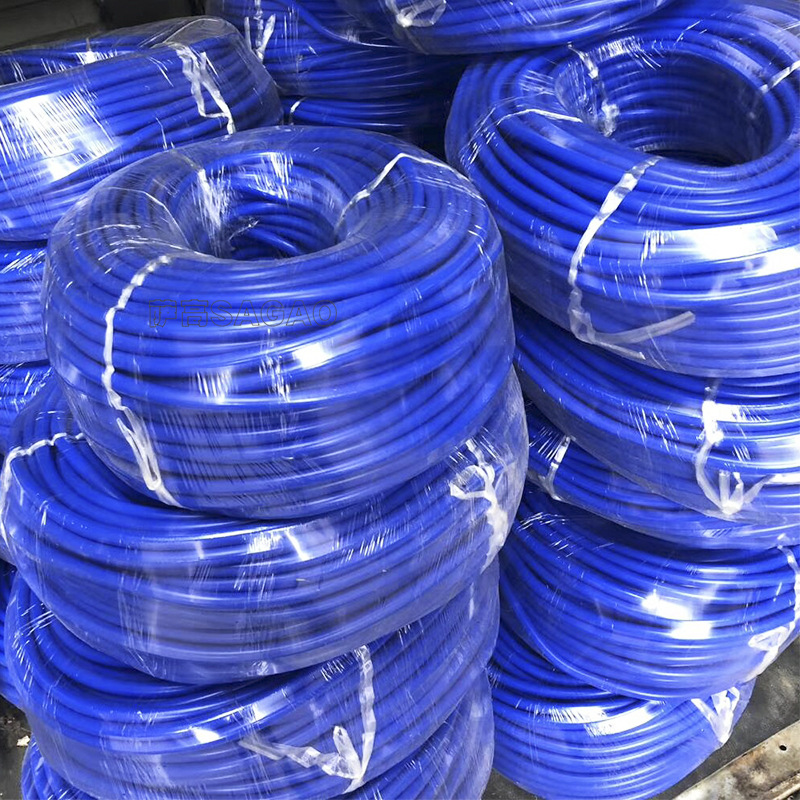 氩气管6x10mm 氩气表氩弧焊氩气管蓝色硅胶焊机配件氩气表专用