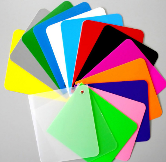 彩色透明pvc胶片1.0mm红黄蓝绿粉紫橙透明硬塑料薄片透光板pp片