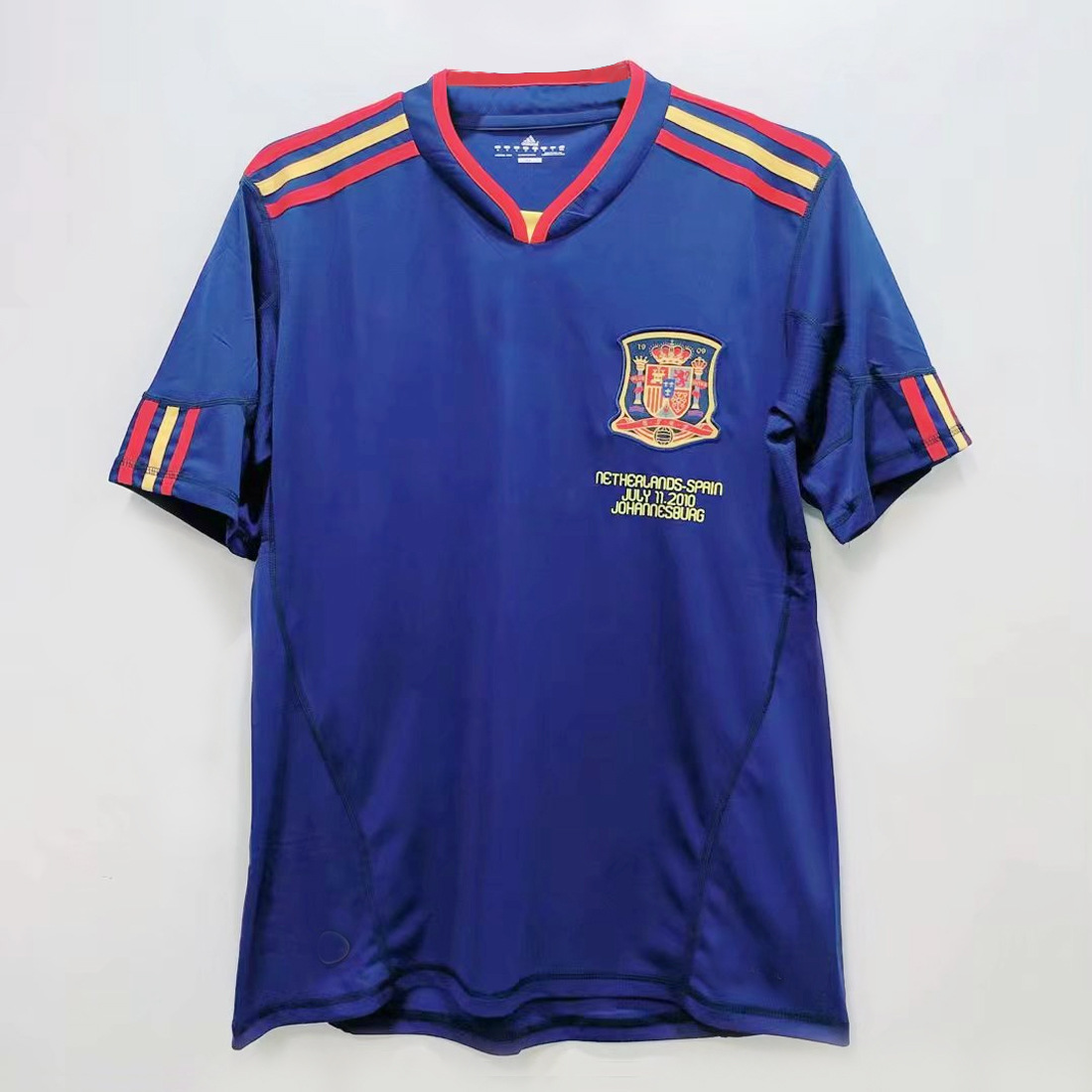 西班牙2010客场短袖球衣普约尔10号法布雷加斯9号托雷斯球服