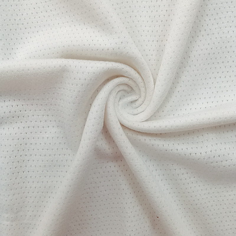 140g氧化锌透气孔抗菌抑菌功能性面料 网眼孔透气亲肤防晒服布料