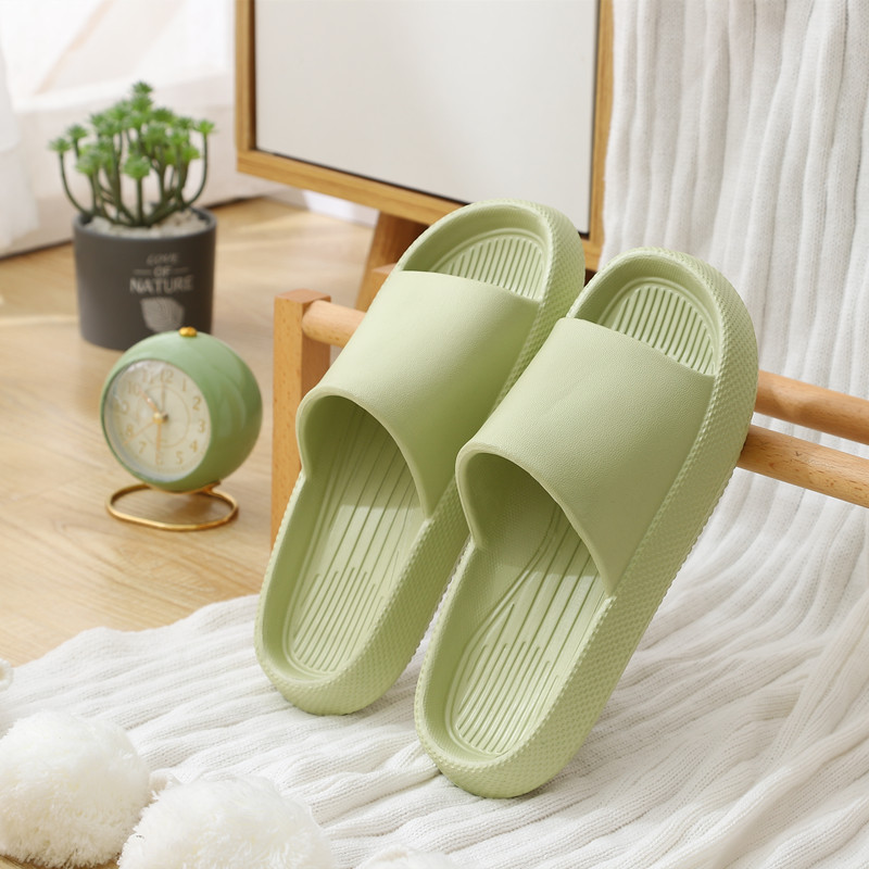 Eva Shit Feeling Internet Hot Slippers Summer Household Home Non-Slip Thick Bottom Soft Bottom Home Bath Bathroom Sandals