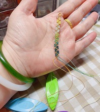 超细小心心荷花手绳编织多色成品可材料包微芯蜡线端午五彩绳