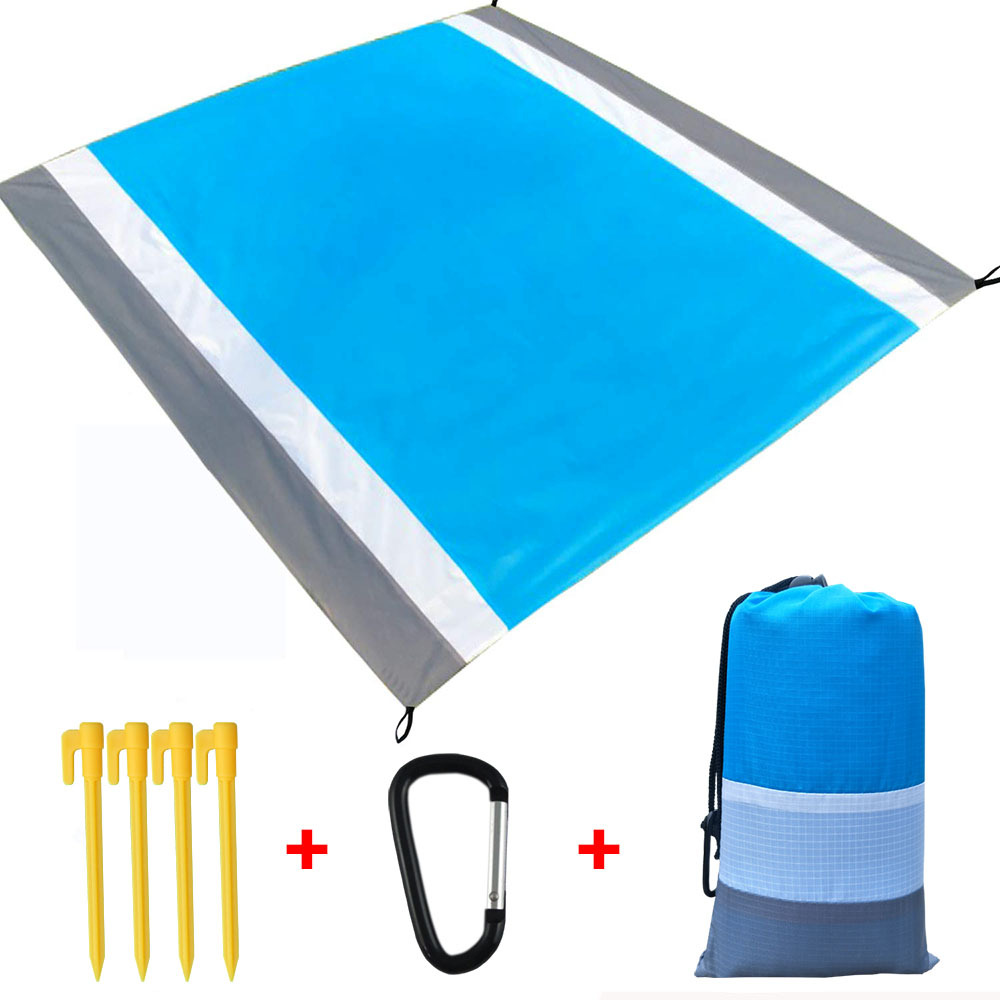 Factory Wholesale Outdoor Camping Waterproof Beach Mat Portable Foldable Polyester Picnic Mat Hot Sale Hot Sale New