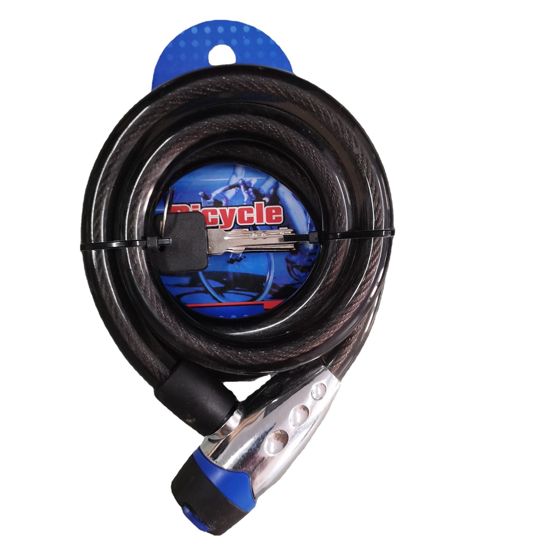 自行车锁单车锁防盗山地车钢缆钢丝锁电动车锁公路车软锁固定