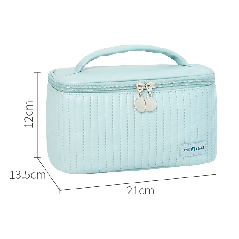 Obsession Cosmetic Bag Wholesale Large Capacity Portable Korean Style Travel Cosmetics Storage Bag Simple Fashion Wash Bag for Women