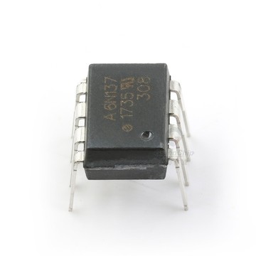 宏图伟业 6n137 直插 dip-8 光耦-逻辑输出 高速光耦合器集成电路