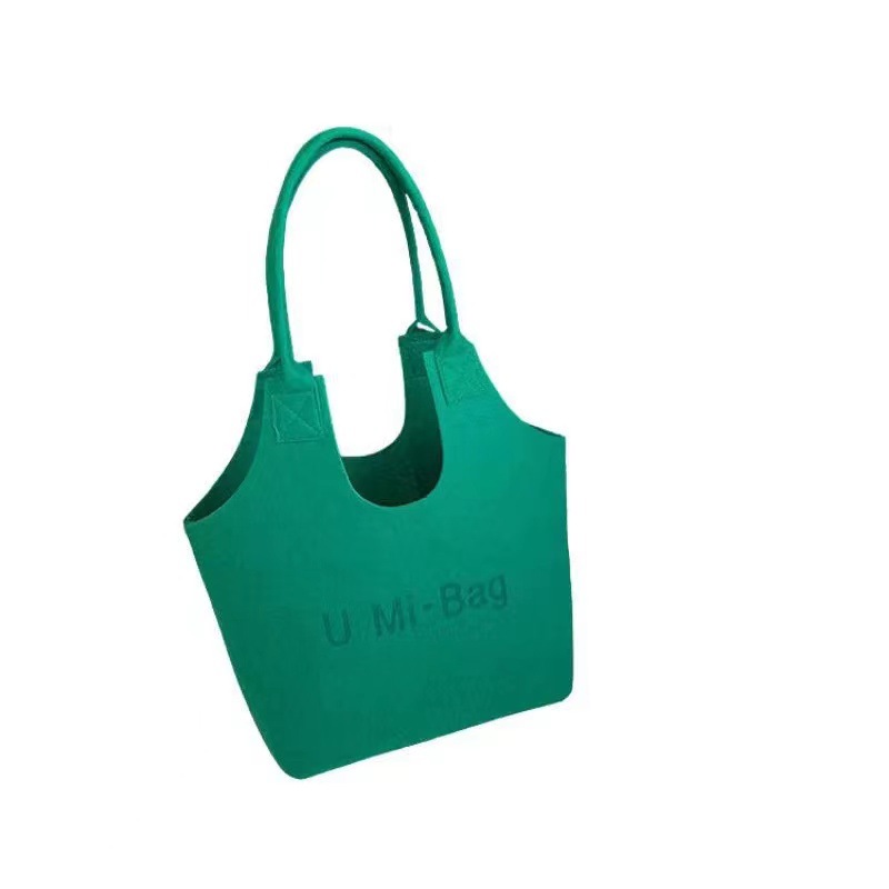 Felt Handbag Shoulder Bag Wholesale Large Capacity Versatile Casual Felt Bag Handbag with Hand Gift Bag Gift Box