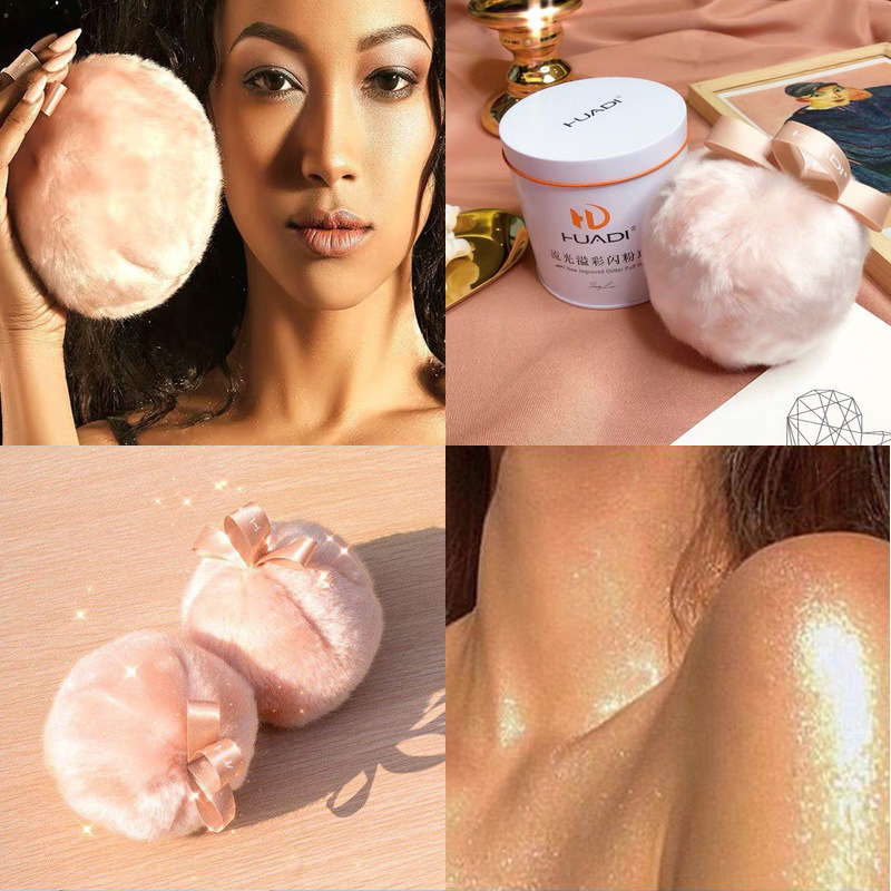 Bridal Wedding Stage Makeup Body Highlight Glitter Spray Clavicle Peach Highlight Glitter Ball Pearl Shiny Crystal