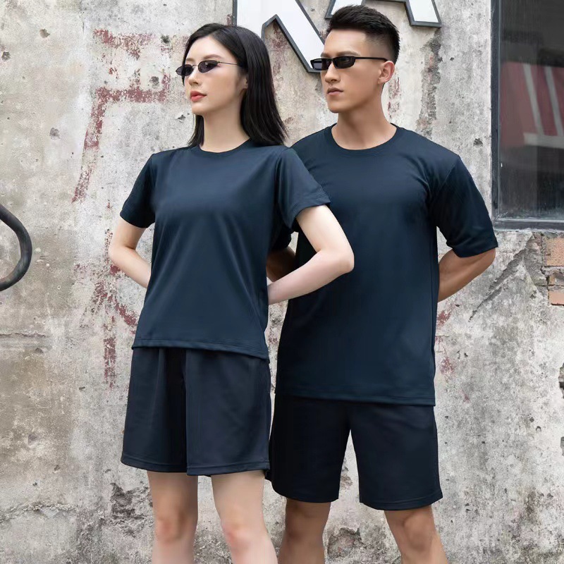 夏季新款体能训练服正品户外运动服套装批发男女上衣短袖短裤速干