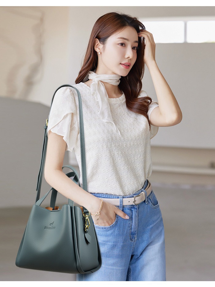 Bag Women's Bag New 2024 Messenger Bag Women's Shoulder Bag Bag for Mom Middle-Aged Women's Tote One Piece Dropshipping