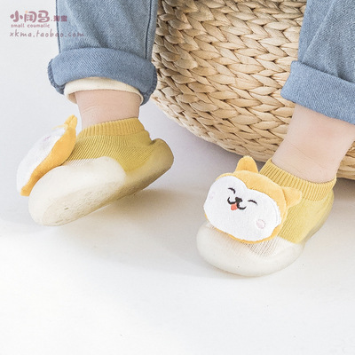 Baby Boy Toddler Shoes Baby Spring and Autumn Non-Slip Soft Bottom Infant Children Indoor Floor Pure Cotton Ankle Sock Baby Girl