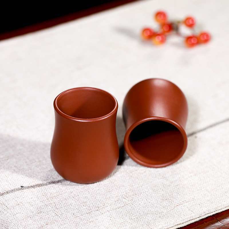 库存处理品茗杯纯手工主人杯家用功夫泡茶杯子单杯子大红袍紫砂杯