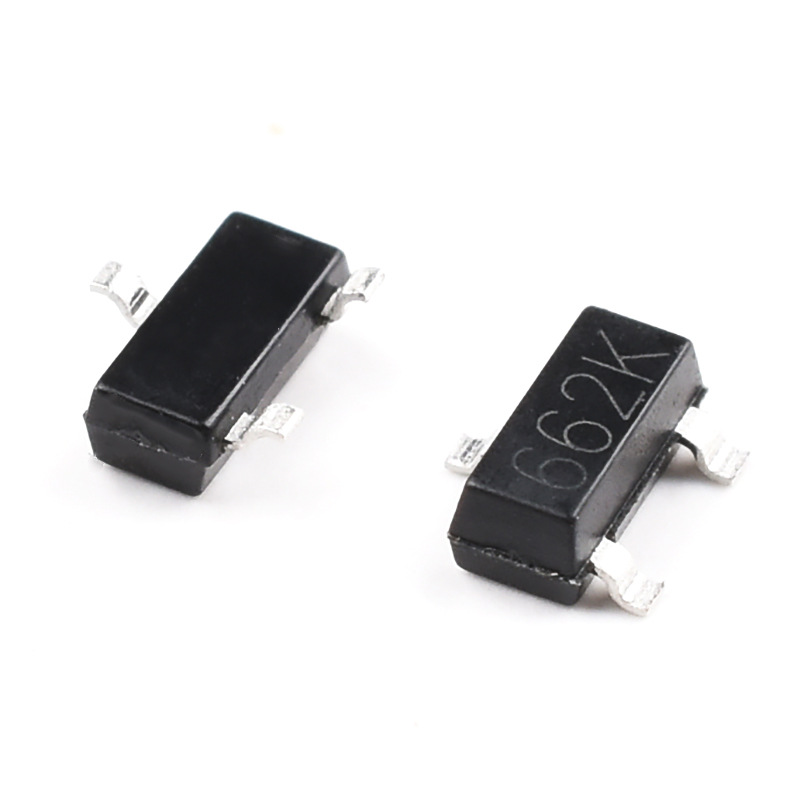 xc6206p332mr线性ldo三管3.3v稳压器芯片 印字662k 封装sot-23