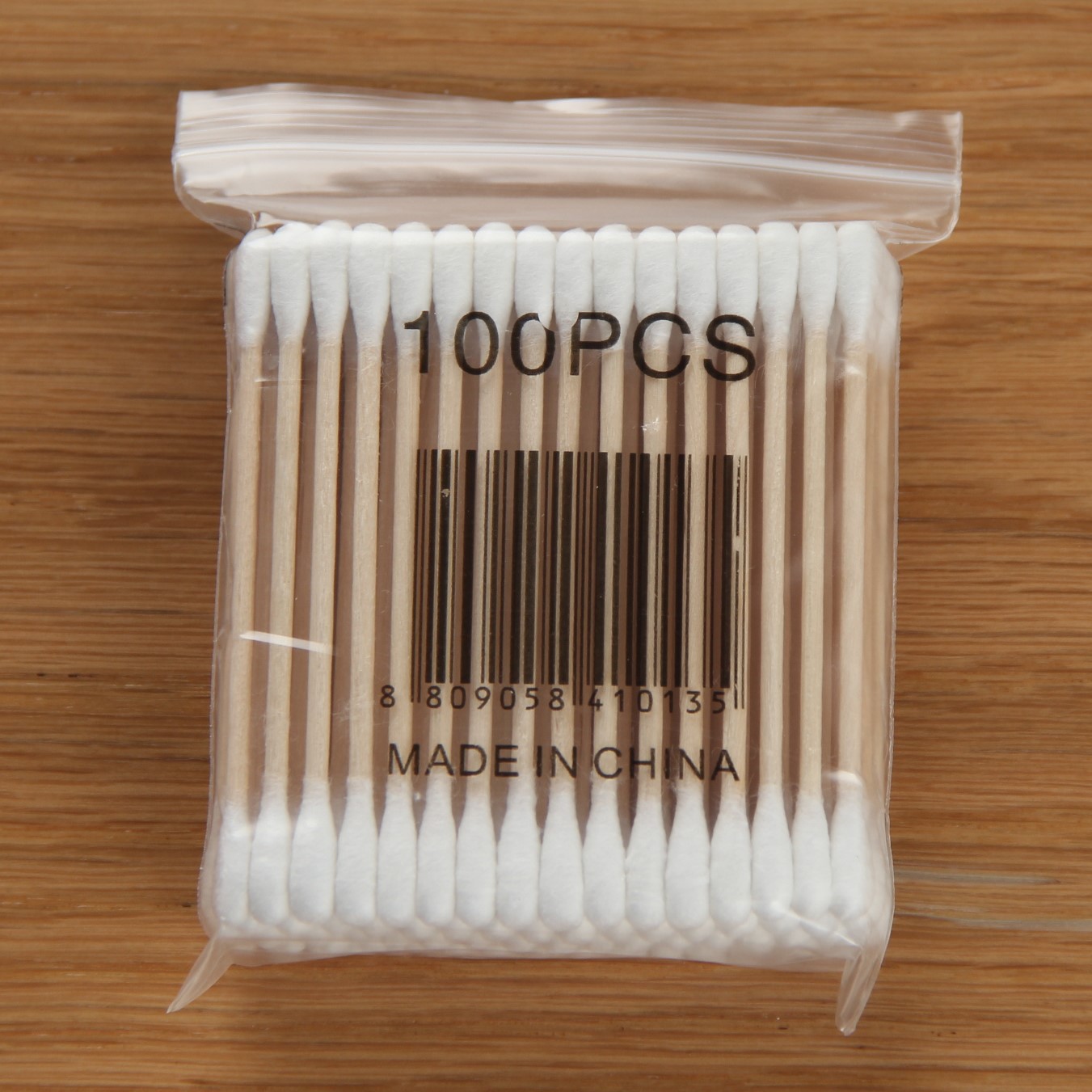 100 Pieces Cotton Swab Cotton Stick Double Ended Cotton Wwabs Cotton Rod Babies' Cotton Swabs Cleansing and Makeup Cotton Swabs Pointed Cotton Swab