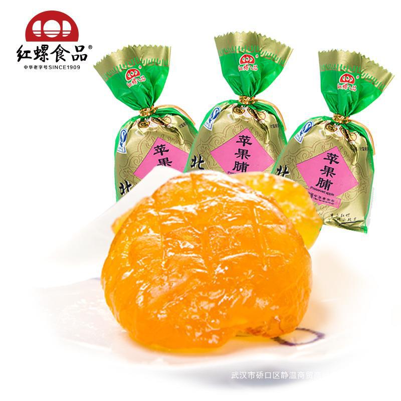 脯休闲零食大礼包美食小吃果脯蜜饯红螺北京特产500g食品苹果果干