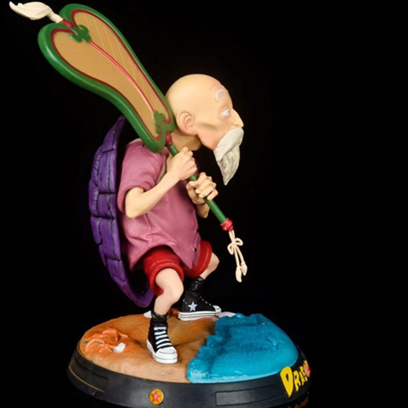 2021新款 武道会 富贵 jd 潮牌龟仙人 扇子 橙紫色 盒装 手办模型