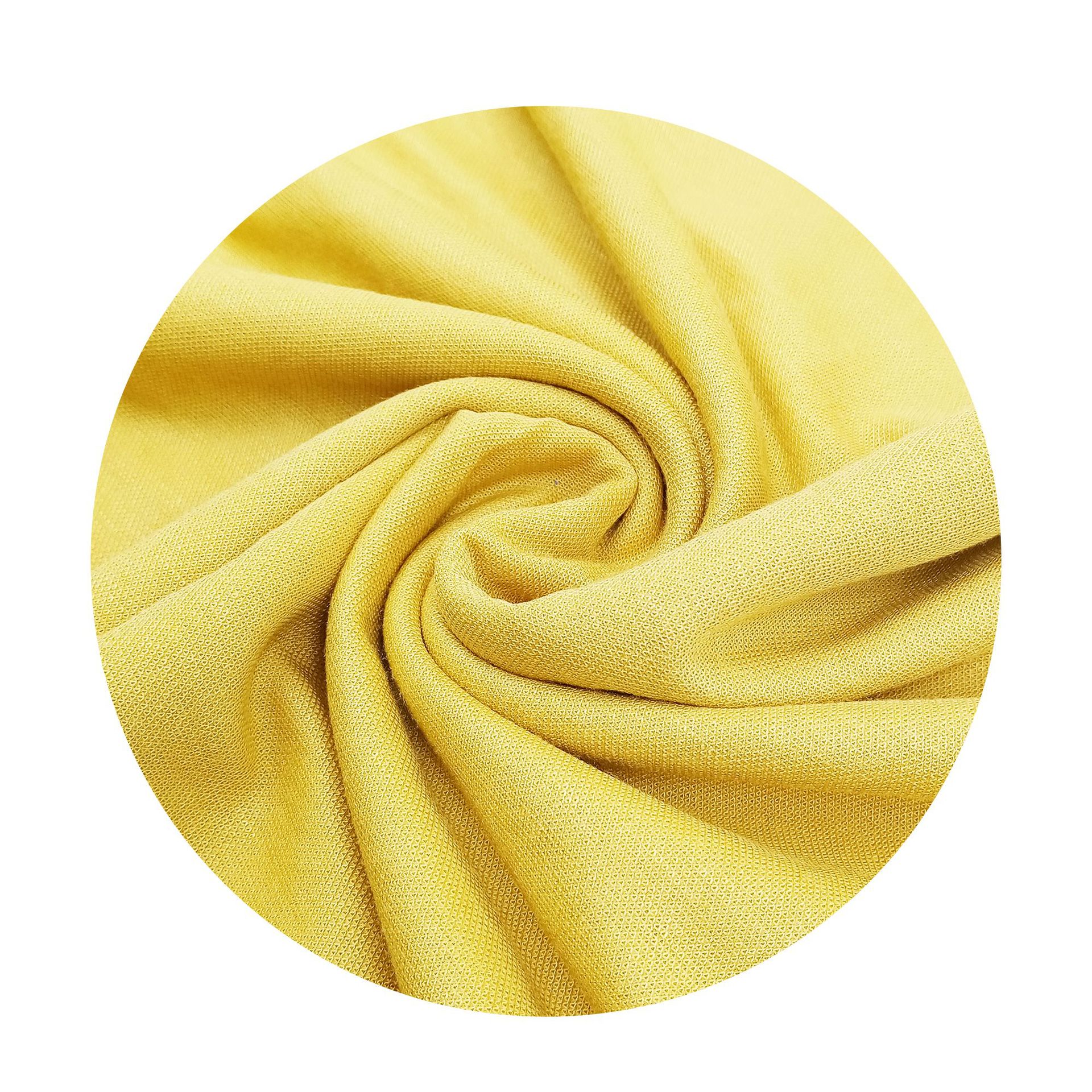 泰纳现货 130g柔软薄单孔丝针织面料 高档短袖60支麻棉人棉面料