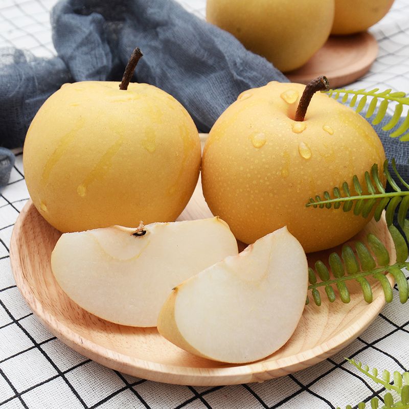 圆黄梨1斤5斤皮薄多汁新鲜当季甜水果孕妇儿童生鲜产地直发秋月梨