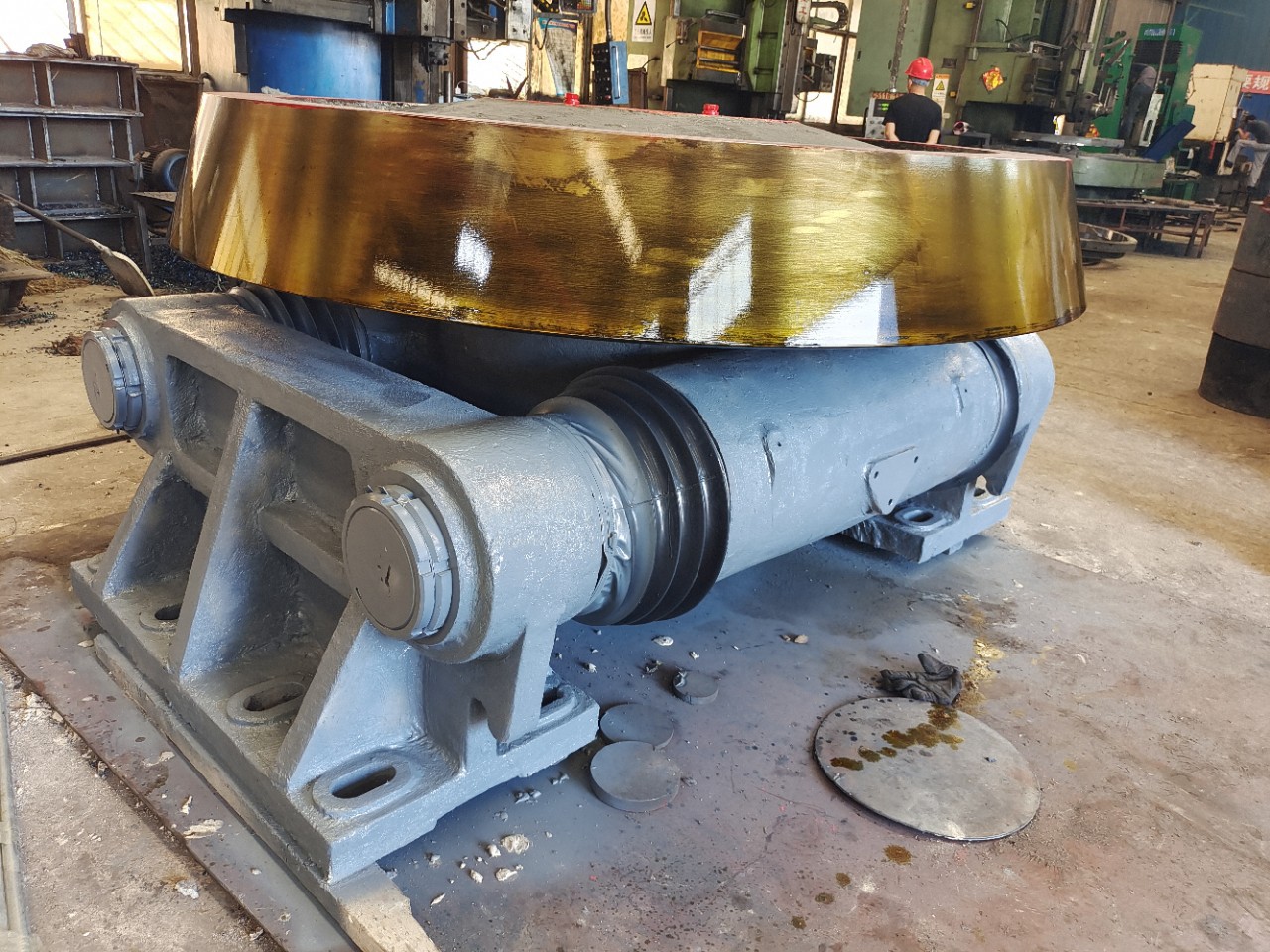 回转窑液压挡轮