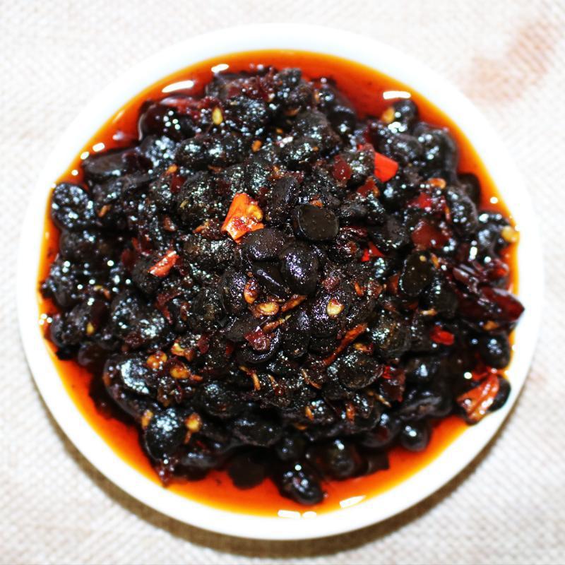 湖南特产风味豆豉 农家下饭菜 老干妈豆豉香辣酱香辣豆豉