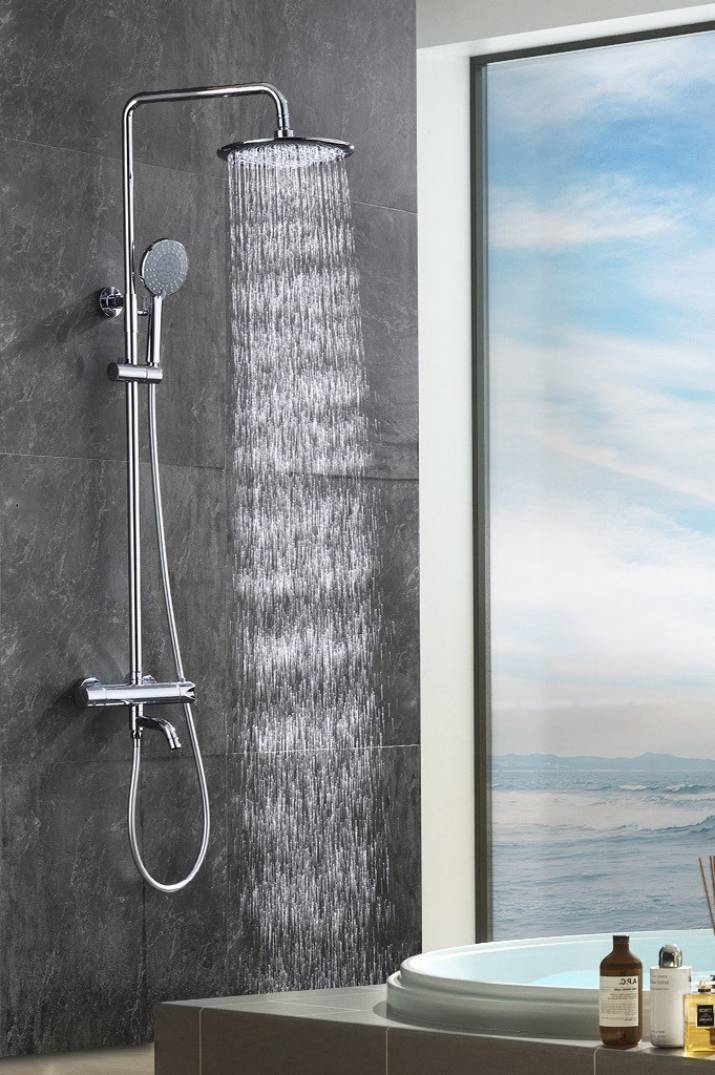 厂家直销恒温花洒增压淋浴喷头多功能升降淋浴器花洒顶喷手持套装