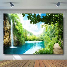 风景系列摄影背景布数码印花ebay亚马逊wish一件代发墙壁装饰