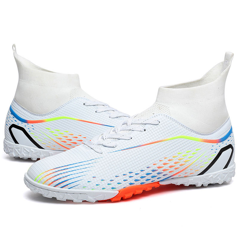 跨境外贸儿童足球鞋男女运动足球鞋长钉碎钉小学生室内足球训练鞋